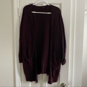 Topshop maroon sweater